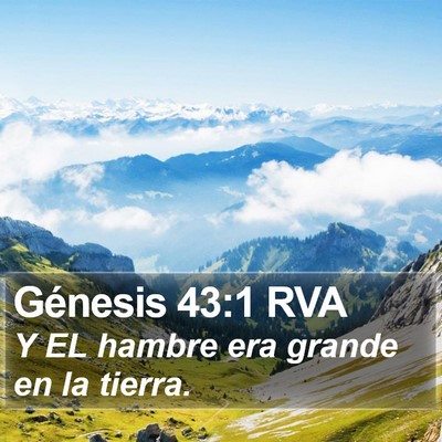 Génesis 43:1 RVA Bible Verse Image