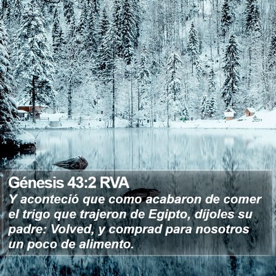 Génesis 43:2 RVA Bible Verse Image