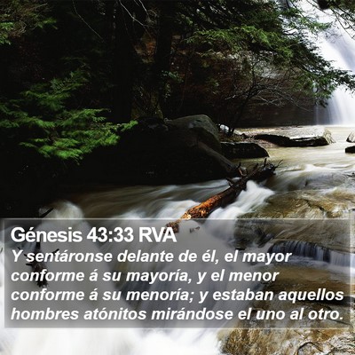 Génesis 43:33 RVA Bible Verse Image
