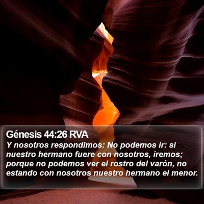 Génesis 44:26 RVA Bible Verse Image