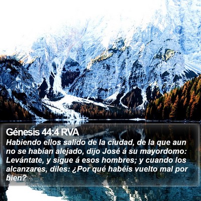 Génesis 44:4 RVA Bible Verse Image