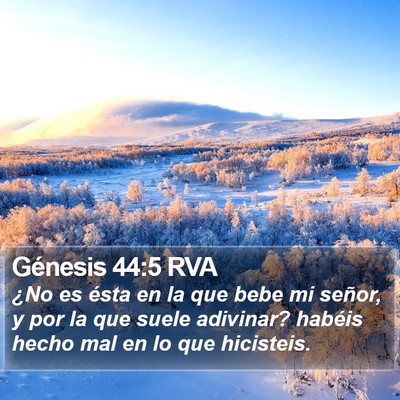 Génesis 44:5 RVA Bible Verse Image