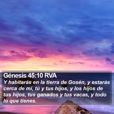 Génesis 45:10 RVA Bible Verse Image