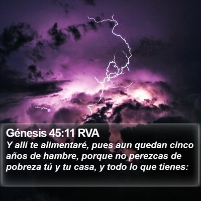 Génesis 45:11 RVA Bible Verse Image