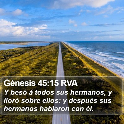 Génesis 45:15 RVA Bible Verse Image