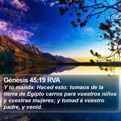 Génesis 45:19 RVA Bible Verse Image