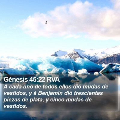 Génesis 45:22 RVA Bible Verse Image