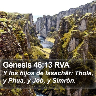 Génesis 46:13 RVA Bible Verse Image