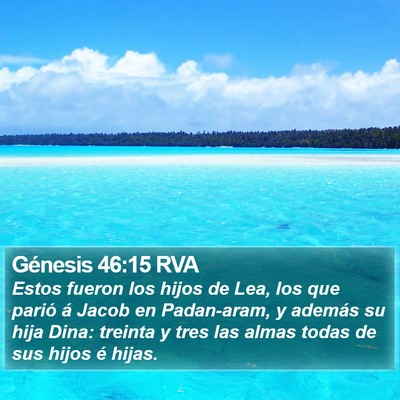 Génesis 46:15 RVA Bible Verse Image