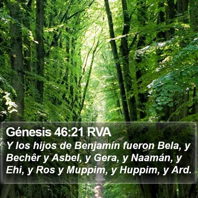 Génesis 46:21 RVA Bible Verse Image