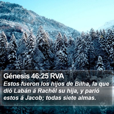 Génesis 46:25 RVA Bible Verse Image