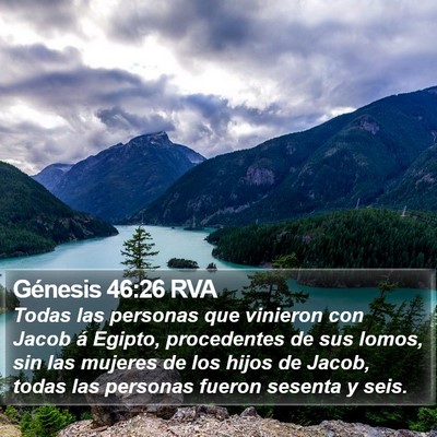 Génesis 46:26 RVA Bible Verse Image