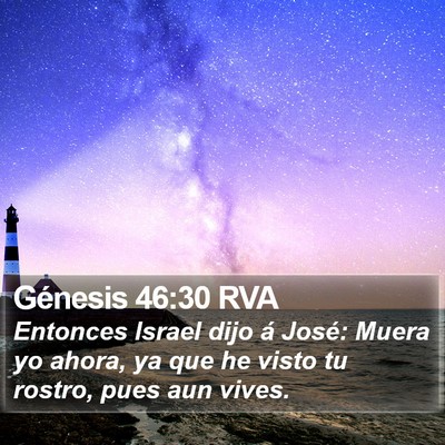 Génesis 46:30 RVA Bible Verse Image