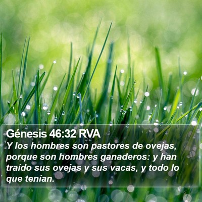 Génesis 46:32 RVA Bible Verse Image