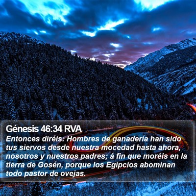 Génesis 46:34 RVA Bible Verse Image