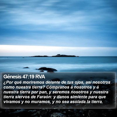 Génesis 47:19 RVA Bible Verse Image