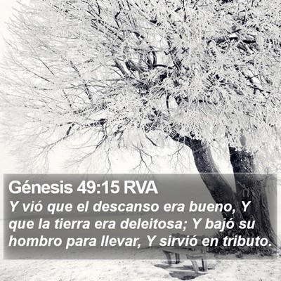 Génesis 49:15 RVA Bible Verse Image