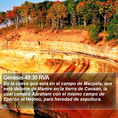 Génesis 49:30 RVA Bible Verse Image
