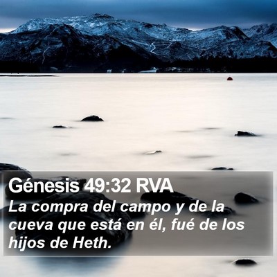 Génesis 49:32 RVA Bible Verse Image