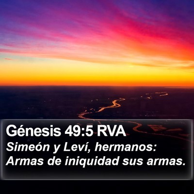 Génesis 49:5 RVA Bible Verse Image