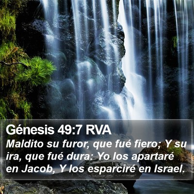 Génesis 49:7 RVA Bible Verse Image