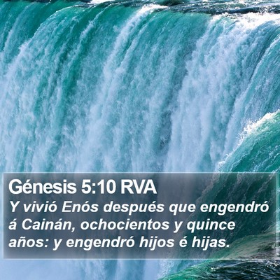 Génesis 5:10 RVA Bible Verse Image