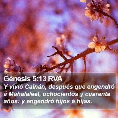 Génesis 5:13 RVA Bible Verse Image