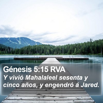 Génesis 5:15 RVA Bible Verse Image