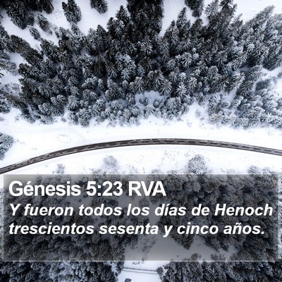 Génesis 5:23 RVA Bible Verse Image