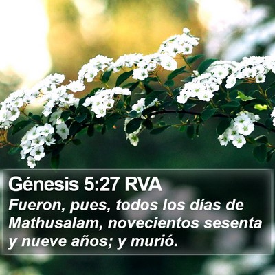 Génesis 5:27 RVA Bible Verse Image