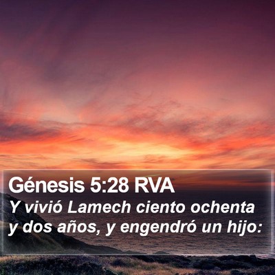 Génesis 5:28 RVA Bible Verse Image