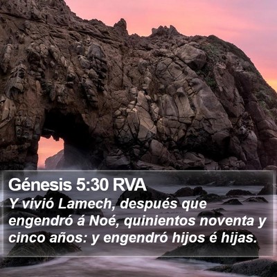 Génesis 5:30 RVA Bible Verse Image