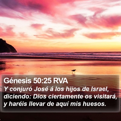 Génesis 50:25 RVA Bible Verse Image