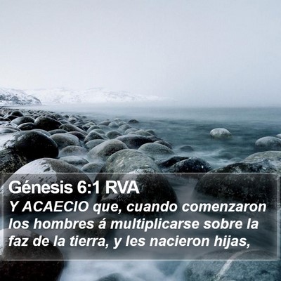 Génesis 6:1 RVA Bible Verse Image