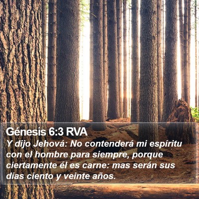 Génesis 6:3 RVA Bible Verse Image