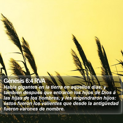 Génesis 6:4 RVA Bible Verse Image