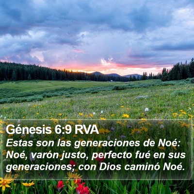 Génesis 6:9 RVA Bible Verse Image