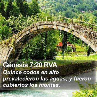 Génesis 7:20 RVA Bible Verse Image
