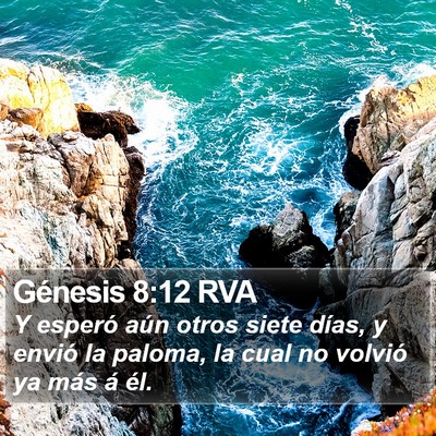 Génesis 8:12 RVA Bible Verse Image
