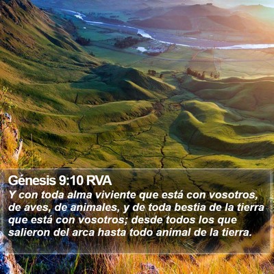 Génesis 9:10 RVA Bible Verse Image