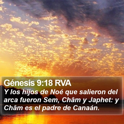 Génesis 9:18 RVA Bible Verse Image