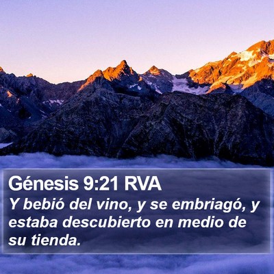 Génesis 9:21 RVA Bible Verse Image