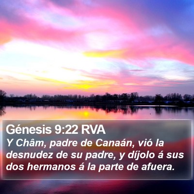 Génesis 9:22 RVA Bible Verse Image