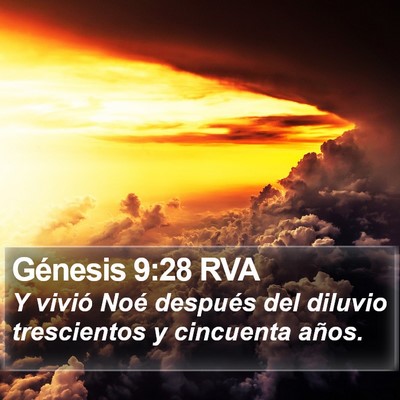 Génesis 9:28 RVA Bible Verse Image