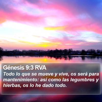 Génesis 9:3 RVA Bible Verse Image