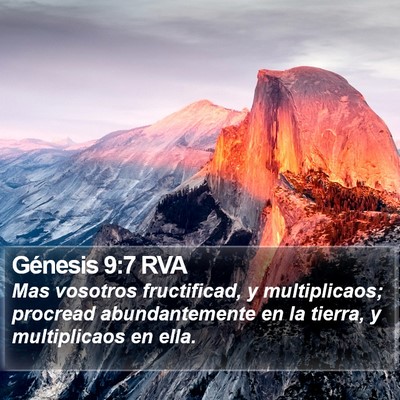 Génesis 9:7 RVA Bible Verse Image