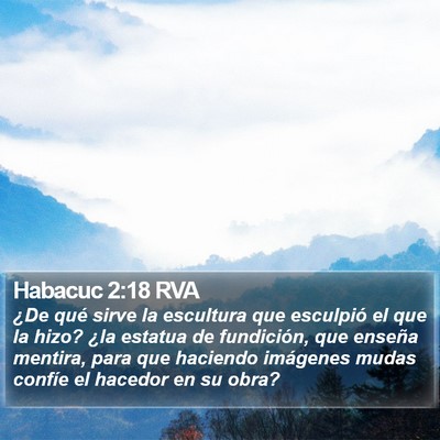 Habacuc 2:18 RVA Bible Verse Image