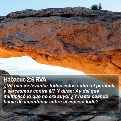 Habacuc 2:6 RVA Bible Verse Image
