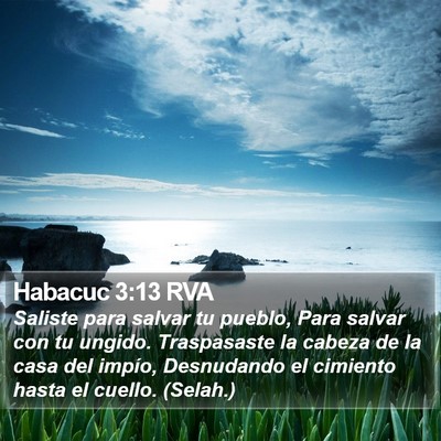 Habacuc 3:13 RVA Bible Verse Image