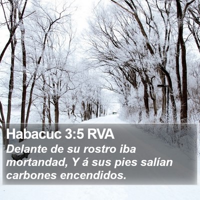 Habacuc 3:5 RVA Bible Verse Image